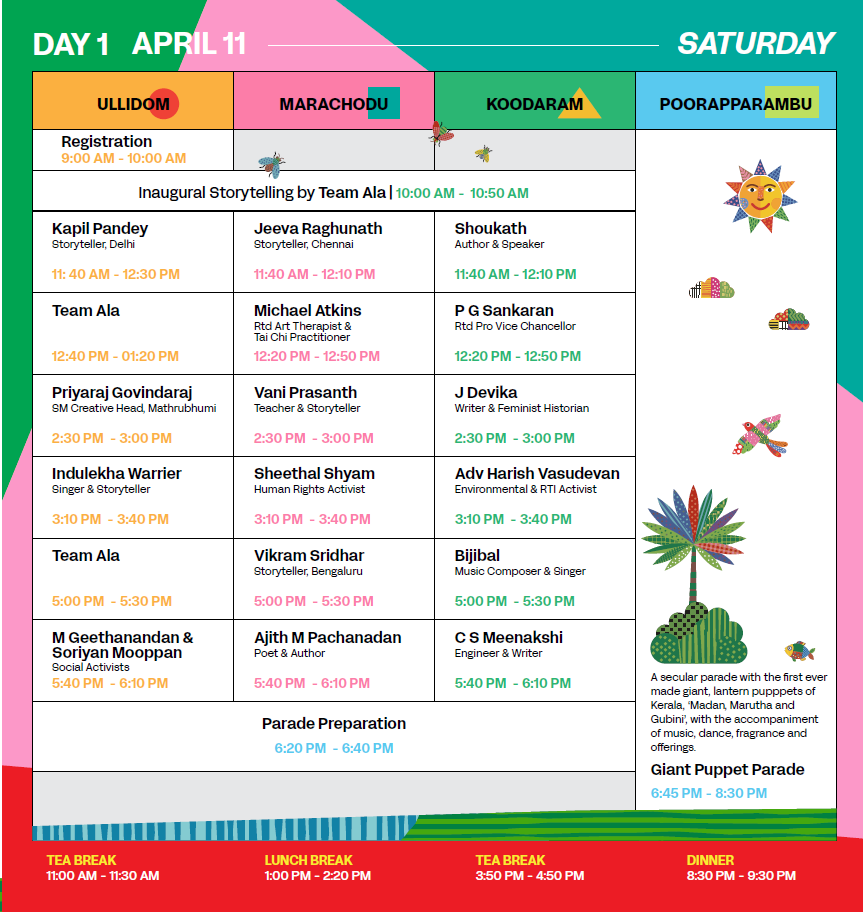 Schedule Day 1