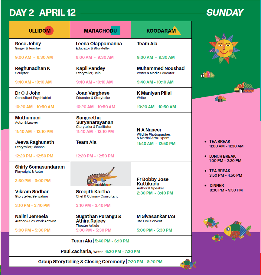 Schedule Day 2